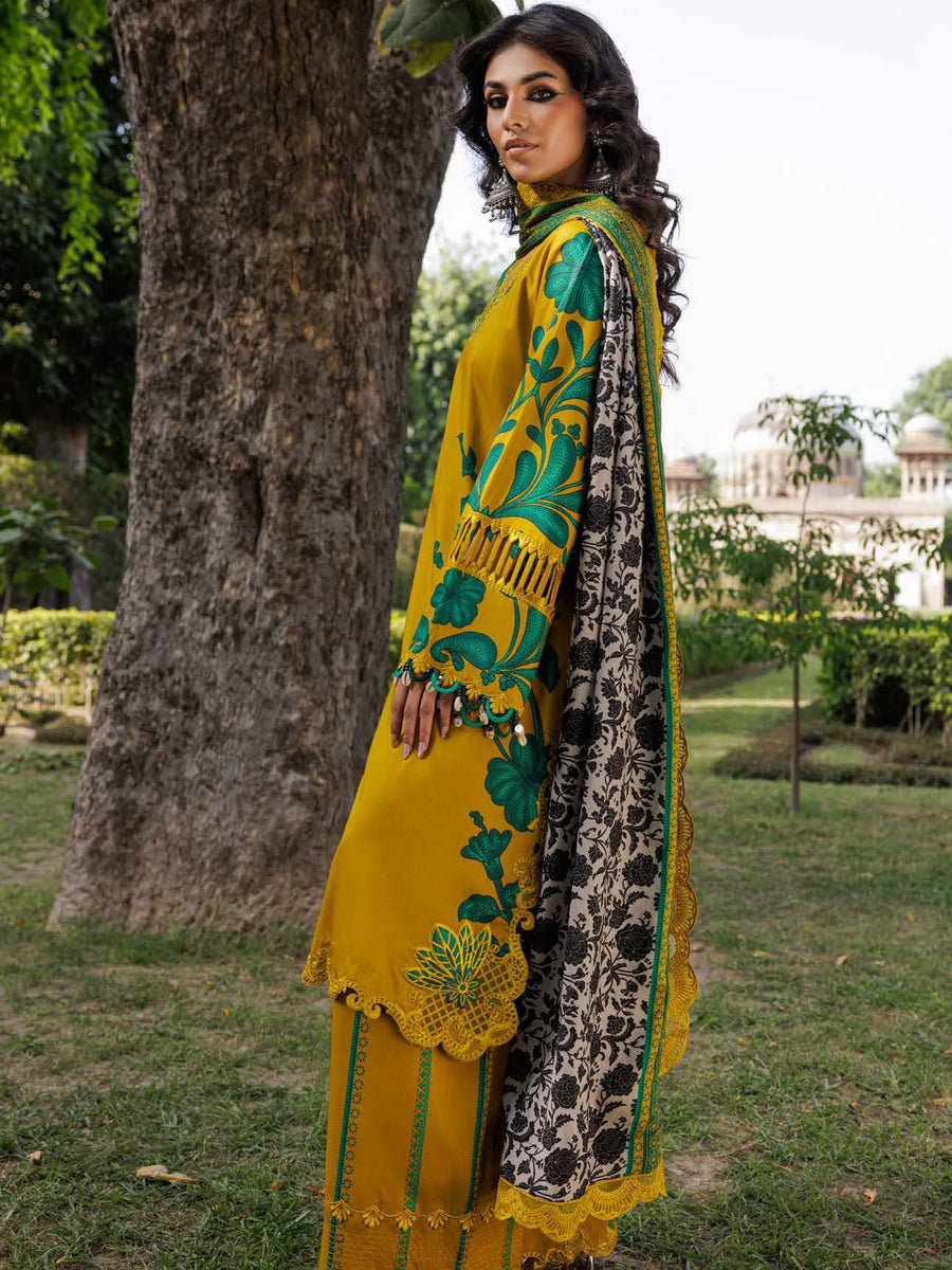 Charizma Combination Vol-02 Embroidered Linen Unstitched 3Pc Suit CCW6-11