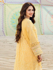NUREH Khuwab Embroidered Swiss Lawn Unstitched 3 Piece Suit NE-144