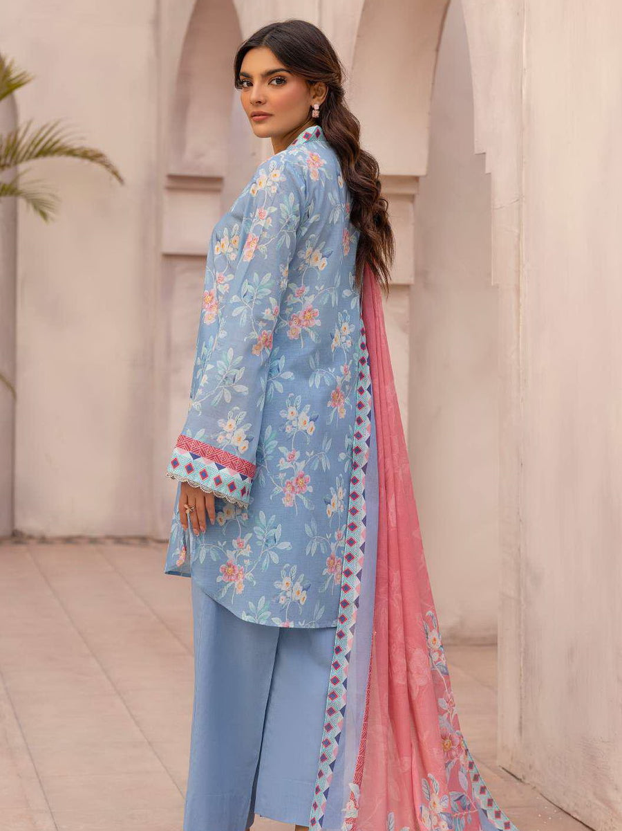 Motifz Rang Vol-02 Digital Printed Lawn Unstitched 3Pc Suit 5452-Vie
