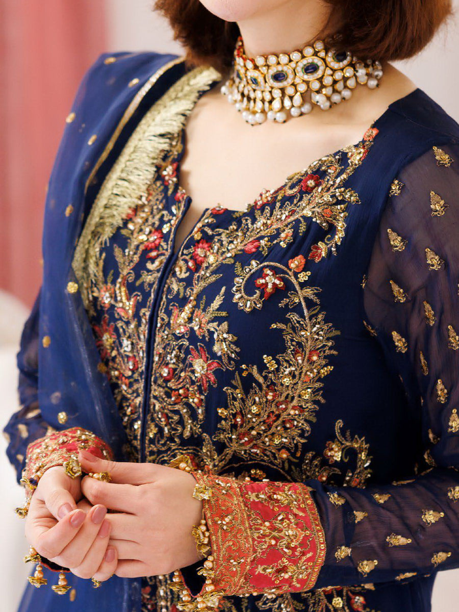 Charizma Dastan-e-Jashan Luxury Chiffon Unstitched 3Pc Suit DJ5-07