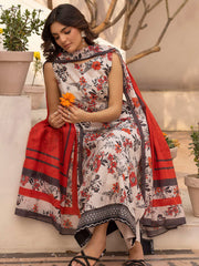 Motifz Rang Vol-01 Digital Printed Lawn Unstitched 3Pc Suit 5443-Nora