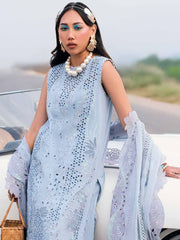 NUREH Khuwab Embroidered Swiss Lawn Unstitched 3 Piece Suit NE-150