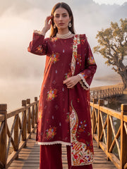Al Zohaib Colors Printed Linen Unstitched 3Pc Suit D-05