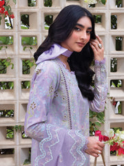 Rang Rasiya Carnation Embroidered Lawn Unstitched 3Pc Suit D-11 LILY
