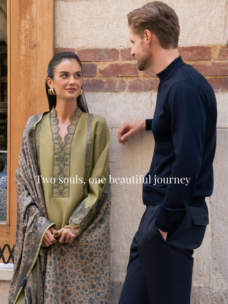 Meet Me In Istanbul by Rang Rasiya Unstitched Linen 3Pc Suit - WILLOW