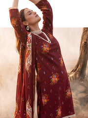 Al Zohaib Colors Printed Linen Unstitched 3Pc Suit D-05
