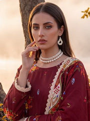 Al Zohaib Colors Printed Linen Unstitched 3Pc Suit D-05