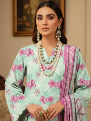 Ittehad X Bin Ameer Premium Karandi Unstitched Printed 3Pc Suit D-08