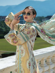 Elaf Prints Unstitched Printed Lawn 3Pc Suit EPE-03A ELARA'S EMBRACE