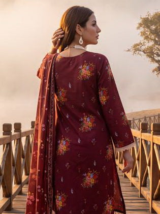Al Zohaib Colors Printed Linen Unstitched 3Pc Suit D-05