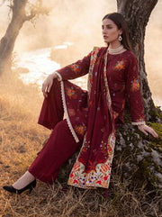 Al Zohaib Colors Printed Linen Unstitched 3Pc Suit D-05