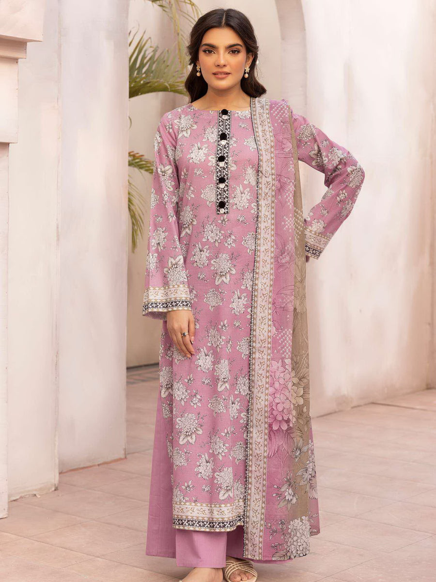 Motifz Rang Vol-02 Digital Printed Lawn Unstitched 3Pc Suit 5453-Cherie