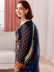 Charizma Dastan-e-Jashan Luxury Chiffon Unstitched 3Pc Suit DJ5-07