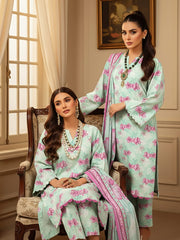 Ittehad X Bin Ameer Premium Karandi Unstitched Printed 3Pc Suit D-08