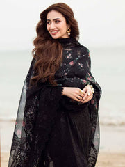 NUREH Khuwab Embroidered Swiss Lawn Unstitched 3 Piece Suit NE-151