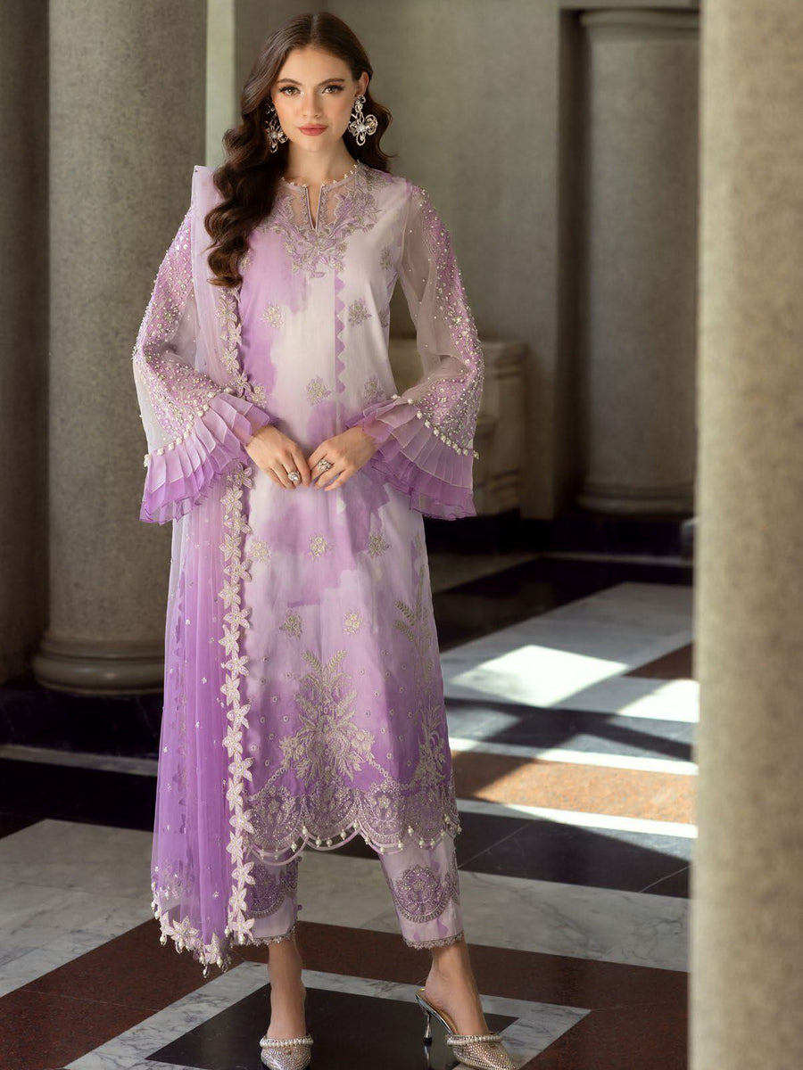 Charizma Festive Unstitched Exclusive Handwork 3Pc Suit ED5-01