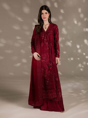 Nureh The Silk Embroidered Premium Silk Unstitched 3Pc Suit S-32