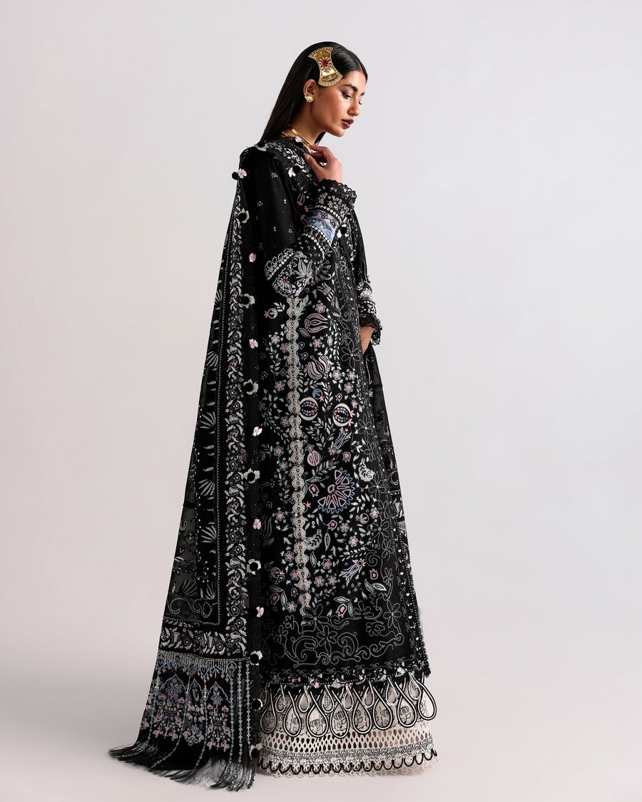 Suffuse by Sana Yasir Eid Lawn Unstitched Embroidered 3Pc Suit - MERAVI