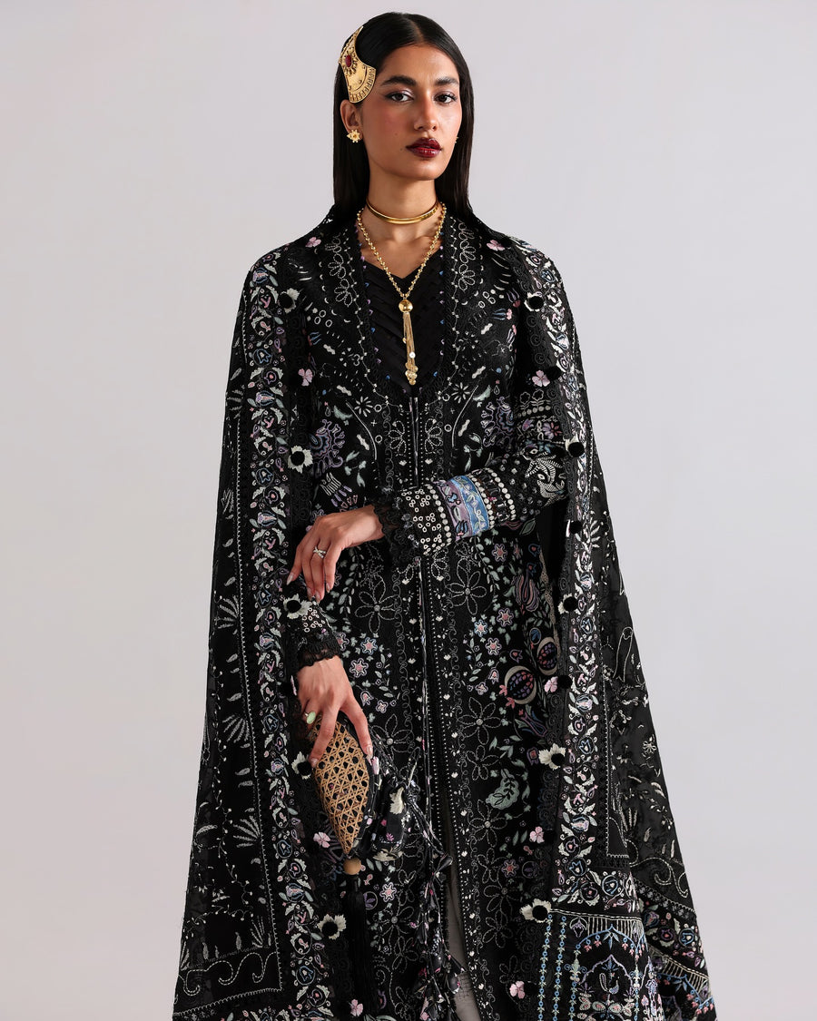 Suffuse by Sana Yasir Eid Lawn Unstitched Embroidered 3Pc Suit - MERAVI