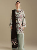Coco by Zara Shahjahan Winter Unstitched Khaddar 3Pc Suit D-07A BREEZE