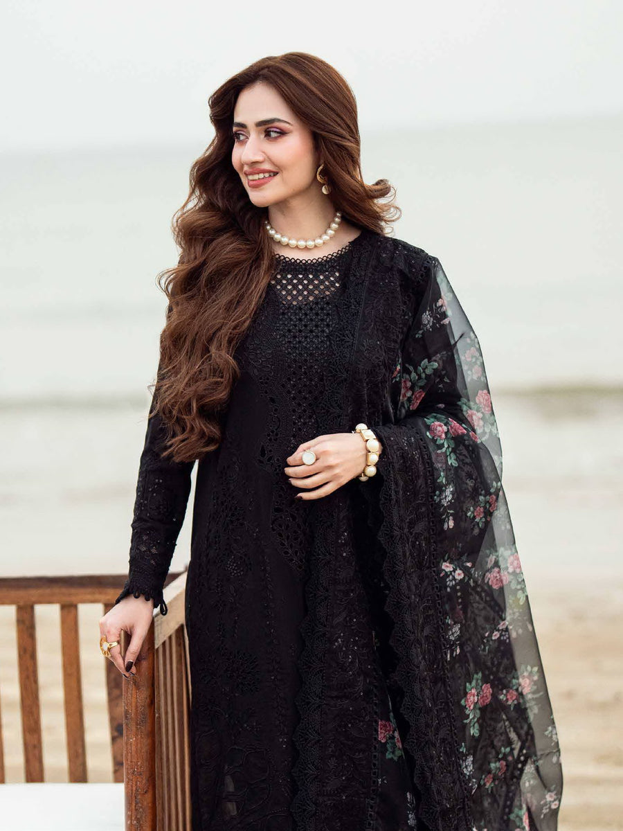 NUREH Khuwab Embroidered Swiss Lawn Unstitched 3 Piece Suit NE-151
