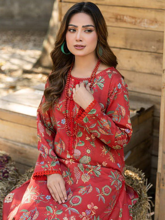 Motifz Classics Digital Printed Lawn Unstitched 2Pc Suit D-02