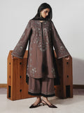 Jugnu Lahore Womenswear Embroidered Karandi Unstitched 3Pc Suit - JABAH