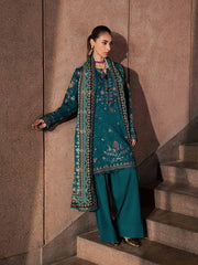 NUREH Maya Embroidered Linen Unstitched 3Pc Suit NW-126