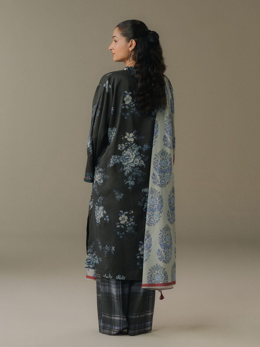 Coco by Zara Shahjahan Prints Vol-05 Unstitched Linen 3Pc Suit D-06B Hushed Ember