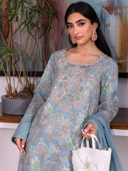 Rang Rasiya Carnation Embroidered Lawn Unstitched 3Pc Suit D-06 ZOEY