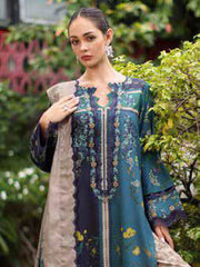 Charizma Combination Vol-02 Embroidered Linen Unstitched 3Pc Suit CCW7-18
