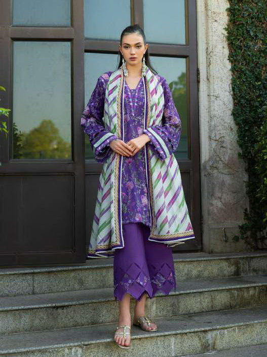 Elaf Prints Unstitched Printed Lawn 3Pc Suit EPE-04A VICTORIAN AFFAIR