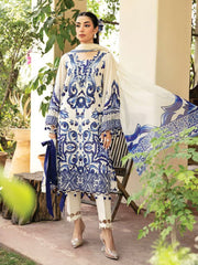 Maria.B M.Basics Embroidered Lawn Unstitched 3Pc Suit MB-CUS25-904A