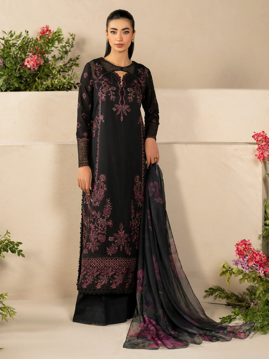 Iznik Eid Festive Embroidered Luxury Lawn Unstitched 3Pc Suit EFL-03