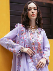 Charizma Reem Embroidered Lawn Unstitched 3Pc Suit RM5-01