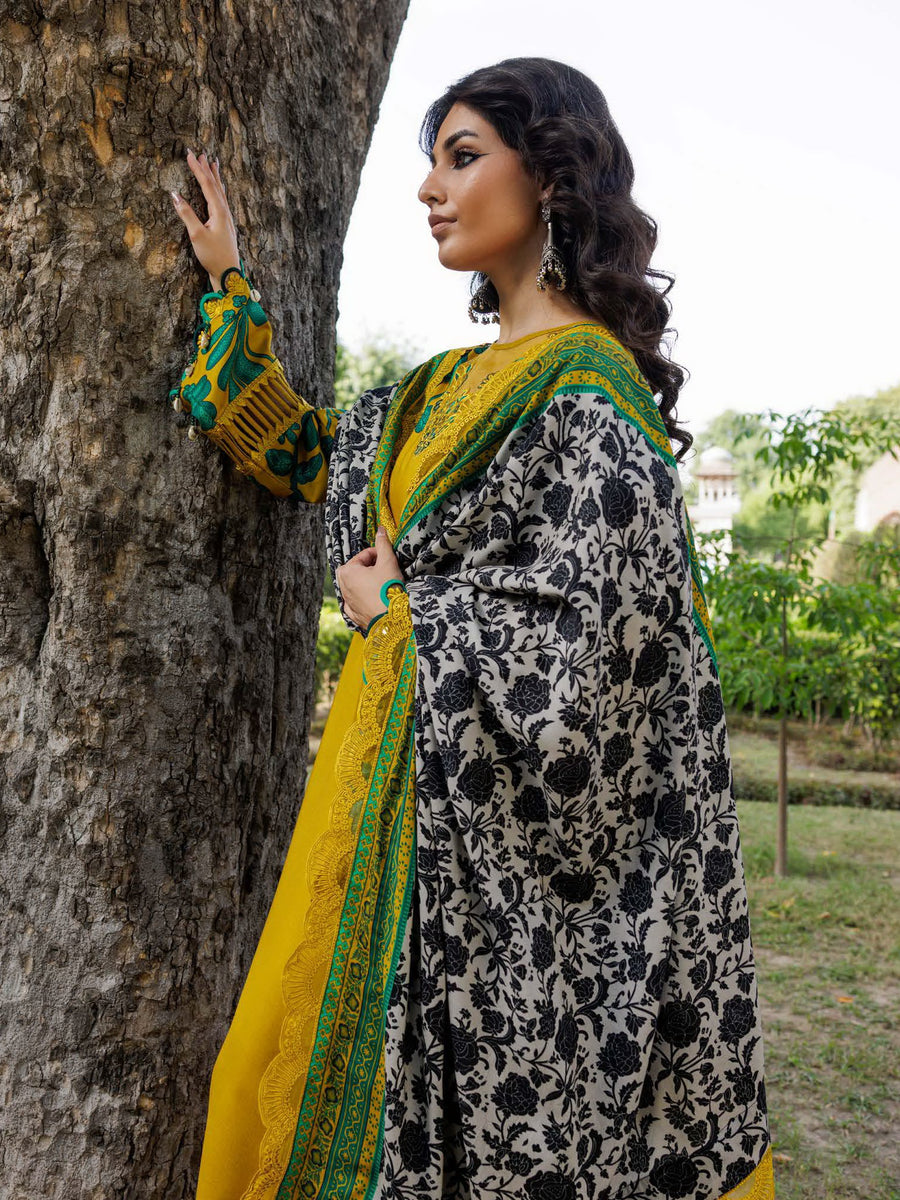 Charizma Combination Vol-02 Embroidered Linen Unstitched 3Pc Suit CCW6-11