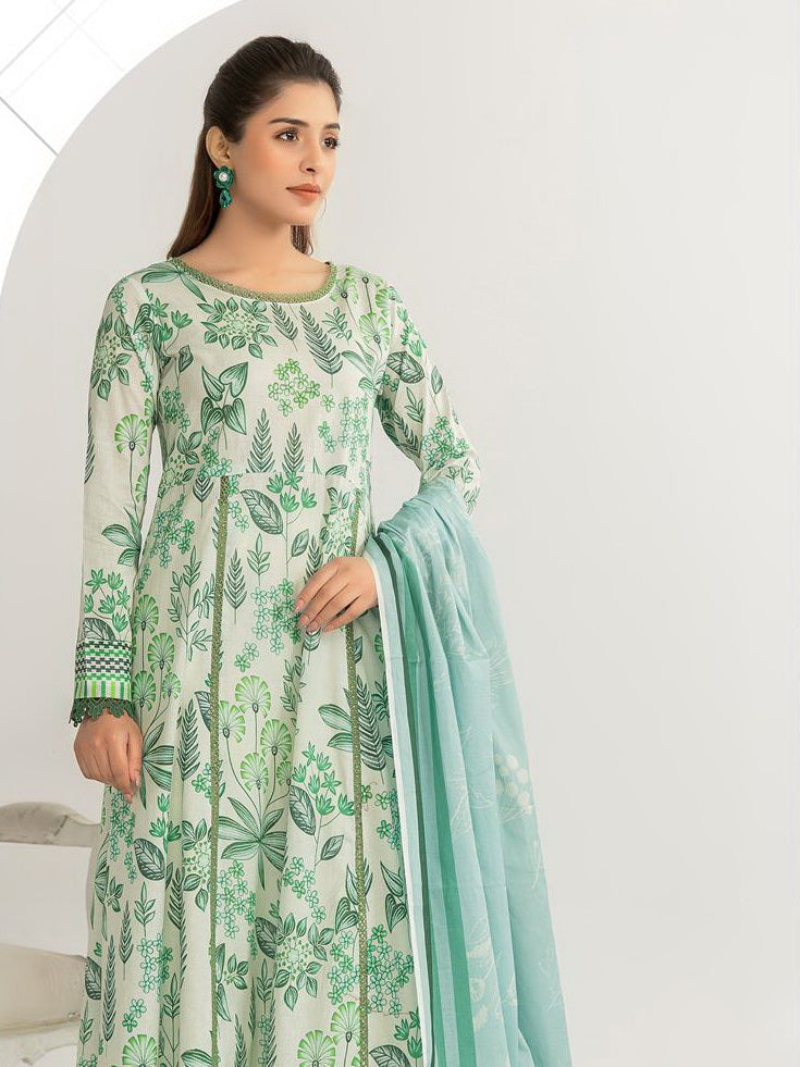Motifz Zohra Digital Printed Lawn Unstitched 3Pc Suit D-04
