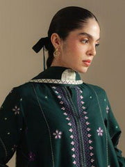 Coco by Zara Shahjahan Winter Unstitched Khaddar 3Pc Suit D-08A FAWN
