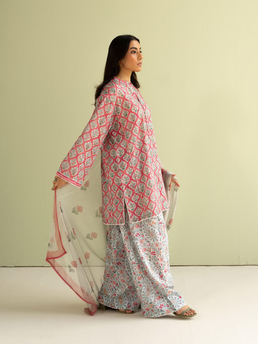 Coco by Zara Shahjahan Prints Unstitched Lawn 3Pc Suit D-10B AMAYA