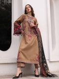 Charizma Poshima Embroidered Peach Leather Unstitched 3Pc Suit PSW6-09