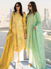 Rang Rasiya Carnation Embroidered Lawn Unstitched 3Pc Suit D-06 BELLA