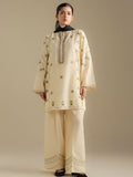 Coco by Zara Shahjahan Winter Unstitched Khaddar 3Pc Suit D-08B FAWN