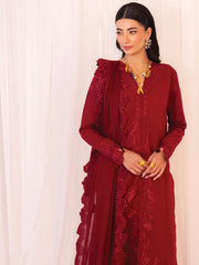 Faiza Faisal Celine Unstitched Lawn 3Pc Suit FNF-SS25-0413 MAREN