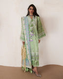 Suffuse by Sana Yasir Eid Lawn Unstitched Embroidered 3Pc Suit - NAVIEL