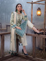 Al Zohaib Colors Printed Linen Unstitched 3Pc Suit D-09