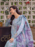 Rang Rasiya Carnation Embroidered Lawn Unstitched 3Pc Suit D-14 LEEZA