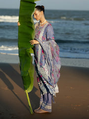 Elaf Premium Signature Embroidered Lawn Unstitched 3Pc Suit EST-02A SAVANNAH