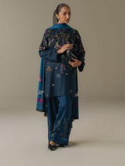 Coco by Zara Shahjahan Prints Vol-05 Unstitched Linen 3Pc Suit D-08A Morning Echo