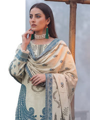 Al Zohaib Colors Printed Linen Unstitched 3Pc Suit D-09