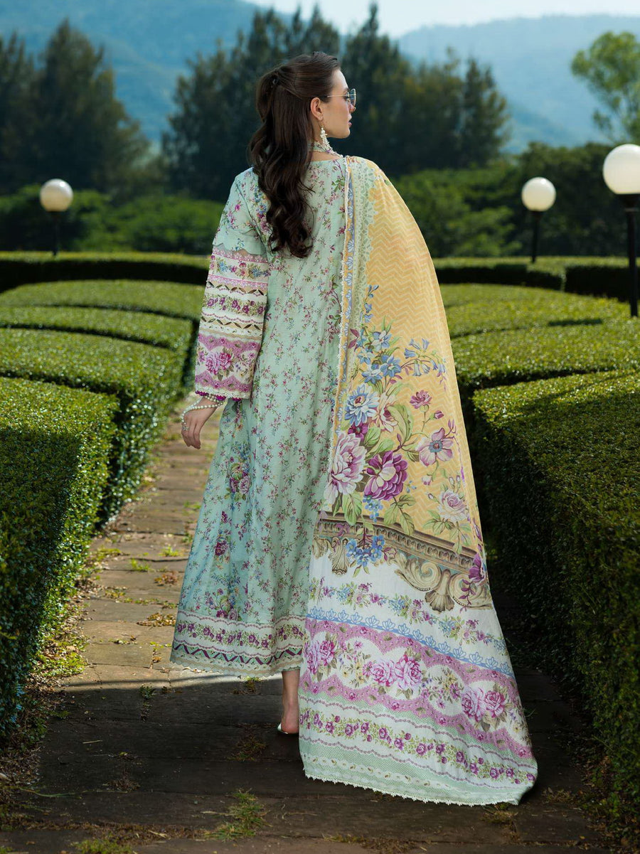 Elaf Prints Unstitched Printed Lawn 3Pc Suit EPE-07A GARDEN GOODNESS